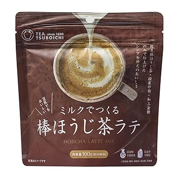 Amazon.co.jp: つぼ市製茶本舗 ミルクでつくる棒ほうじ茶ラテ